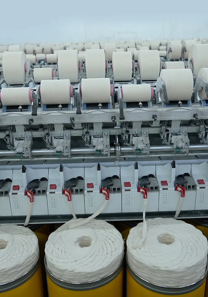 open end yarn textile
